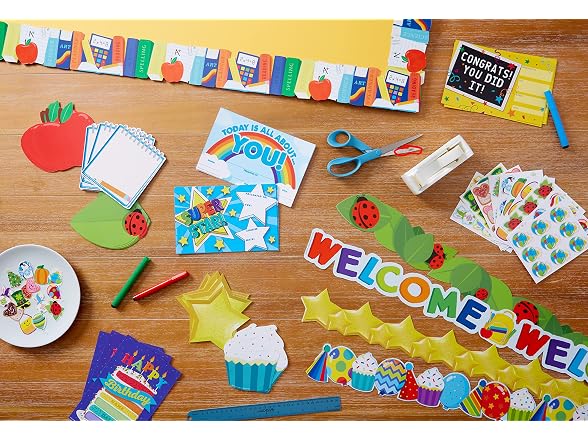 Eureka Cupcake Paper Cut-Out Classroom Decorations