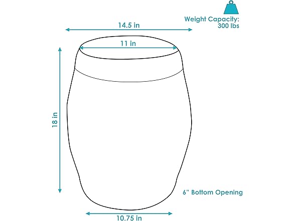 Sunnydaze Knotted Quatrefoil Ceramic Side Table
