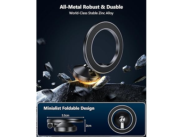 MagSafe 360° Rotation Car Phoneholder