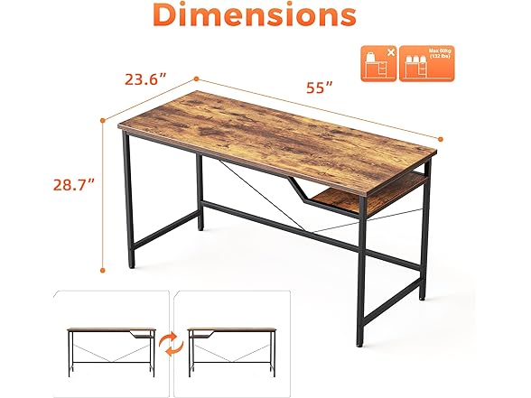 Mericonia basic computer desk