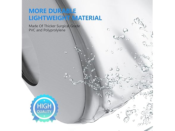 Divvsck Waterproof Cast Cover for Shower