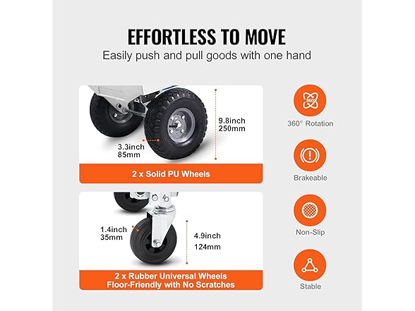 VEVOR Aluminum Hand Truck