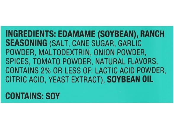 The Only Bean Ranch Roasted Edamame Bean