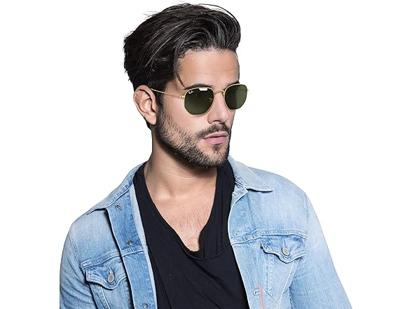 Ray-Ban RB3548N Hexagonal Flat Lens Sunglasses