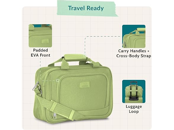U.S. Traveler 14-Inch Rio Lightweight Softside Carry-On