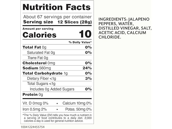 Roland Sliced Jalapeños 8.33lb