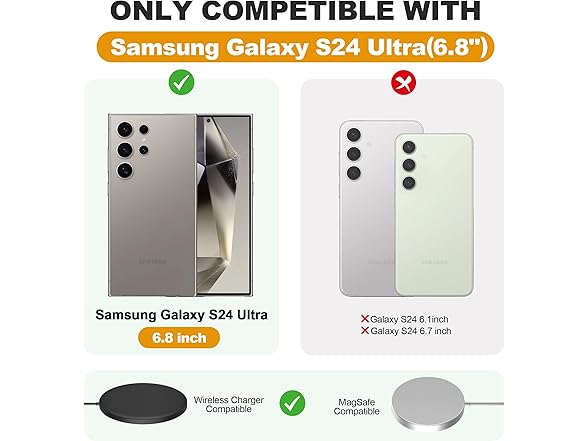 Hinpia for Samsung Galaxy S24 Ultra Case