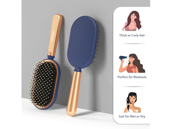 SHINLEA Large Paddle Brush, Hair Brush