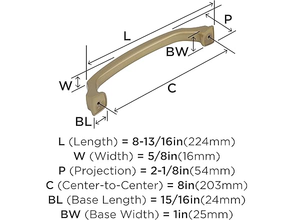 Amerock Revitalize Pull, 8"