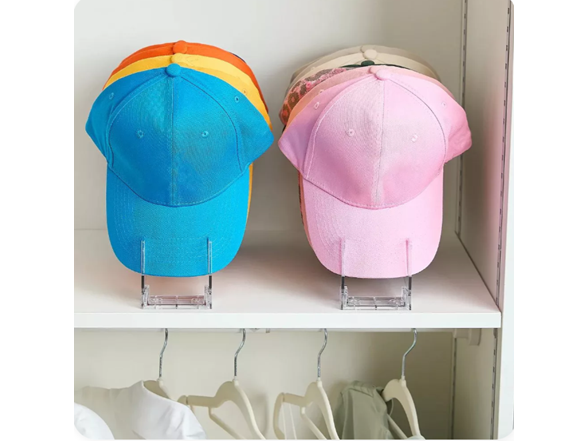 J&V Textiles 6143 2-Pack Hat Stand/Rack Organizer