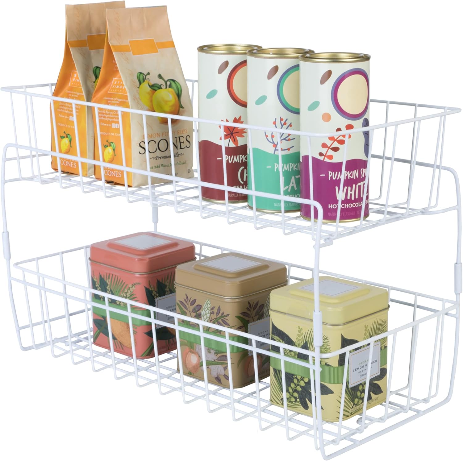 Smart Design 2-Tier Stackable Baskets - Gallery 8