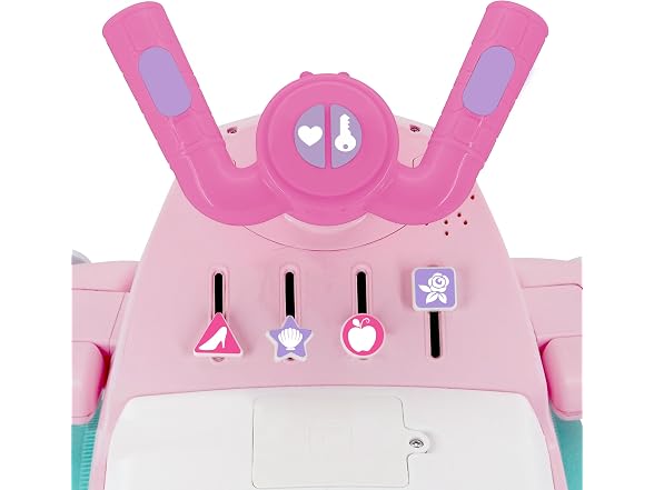 Disney Princess Animated Lights Activity Plane Ride On
