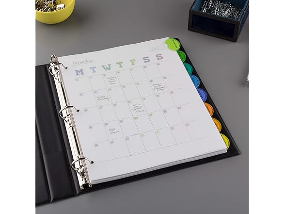 Avery Insertable Style Edge Plastic Dividers