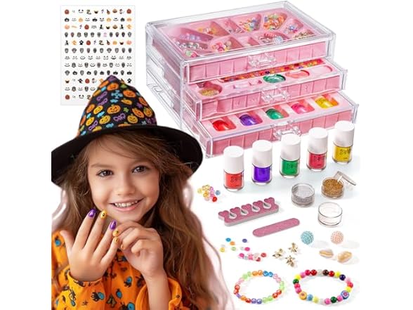 Girls Nail Bracelet Craft Set Pack of 2