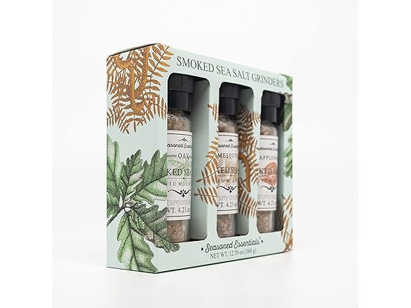 3PK Seasoned Essentials | Gourmet Smoked Sea Salt
