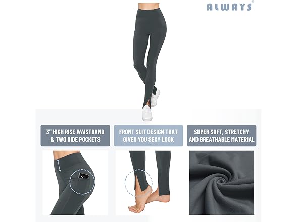 Always Women (M) High Waisted Yoga Leggings