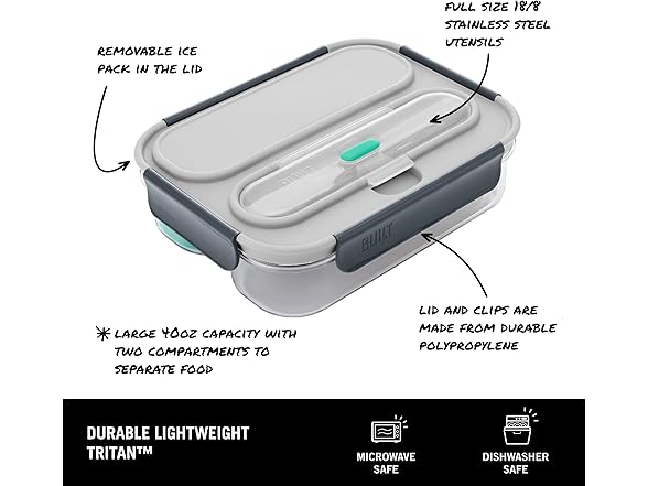 BUILT 40oz Gourmet Bento Box