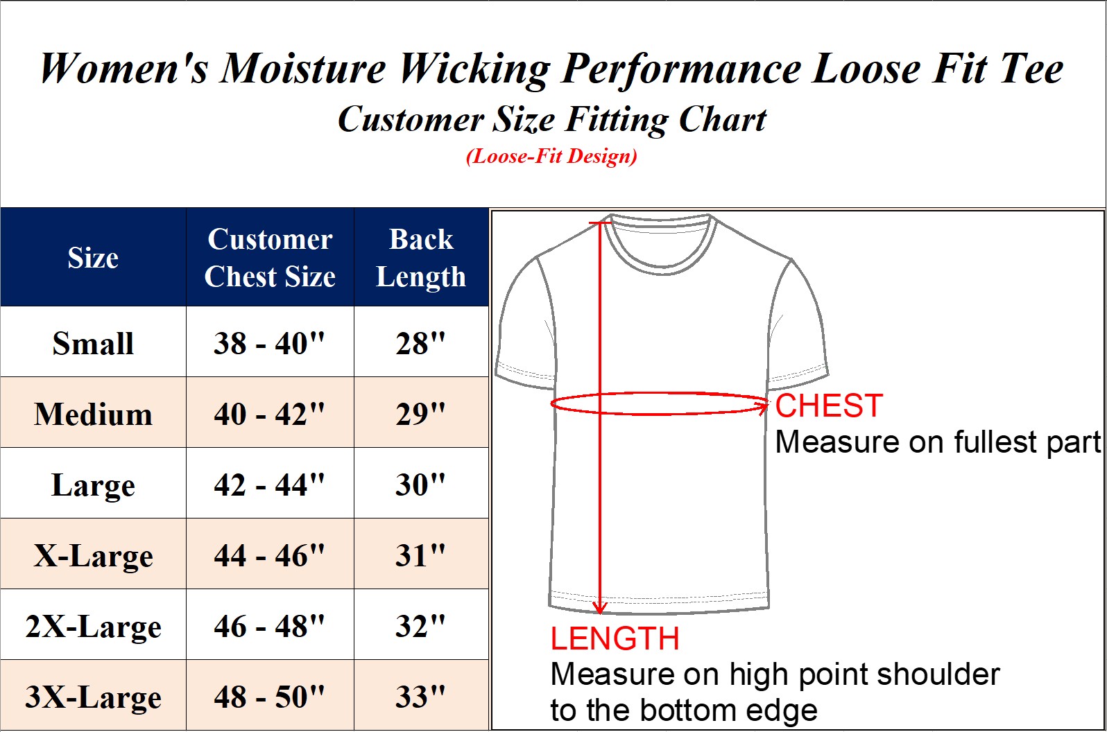 5Pk Womens Loose Fit S/S Active Tee - Gallery 8