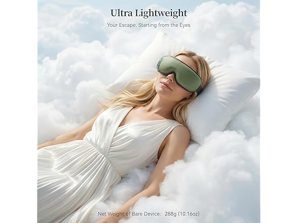 ReliefRX Eye Massager Heat/Cool Sage Green