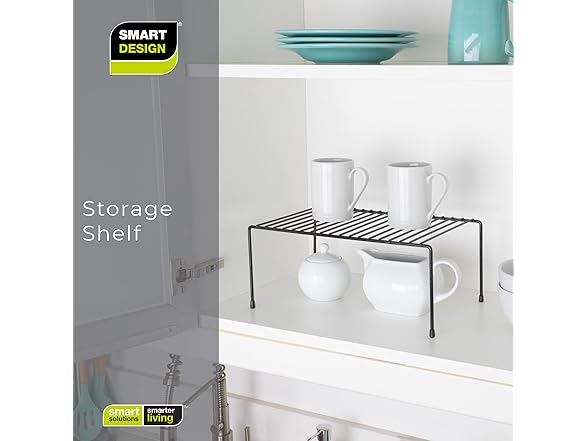Smart Design Cabinet Storage Shelf Rack