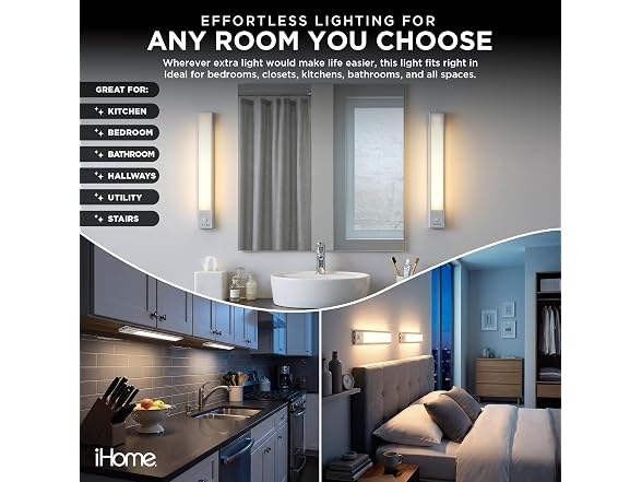 iHome Rechargeable Motion Sensing Light Bar