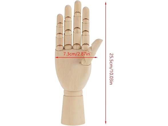 Wooden Hand Model, Mannequin Hand Flexible
