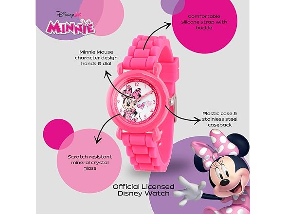 DISNEY Minnie Mouse Watch Kids 3-5
