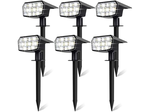 Sucolite 6-Pack Solar Spot Lights