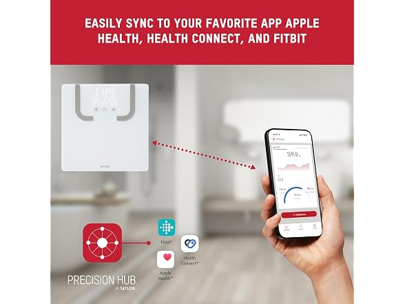 Taylor Smart Bathroom Scale with BIA