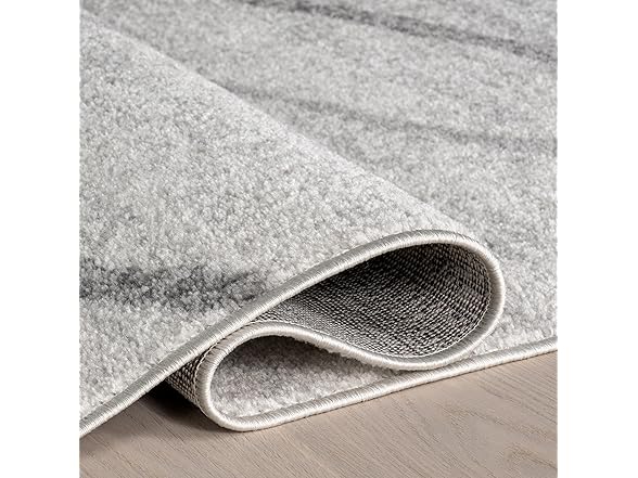 nuLOOM 5x8 Grey Abstract Area Rug
