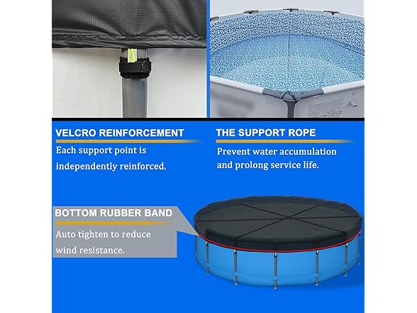 14FT Pool Cover for Above Ground Pools