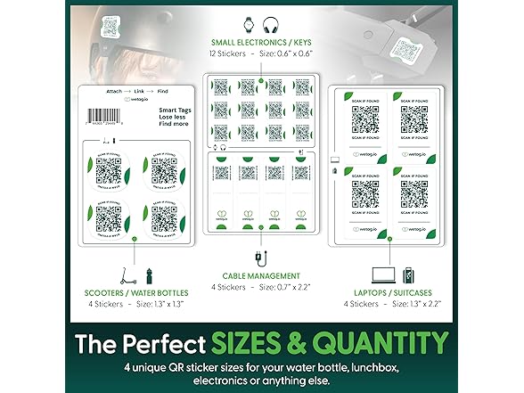 U-NAME-IT Custom QR Code Stickers