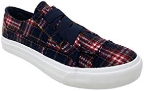 Blowfish Marley Women's Shoes Navy Log Cabin Size 7