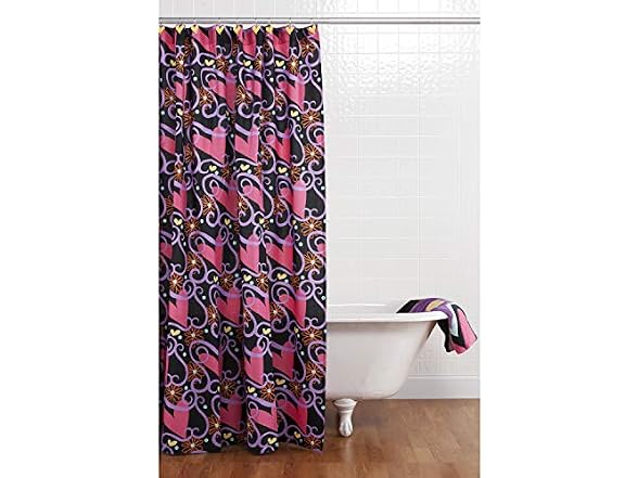 Sassy Shaylee Shower Curt with Hooks