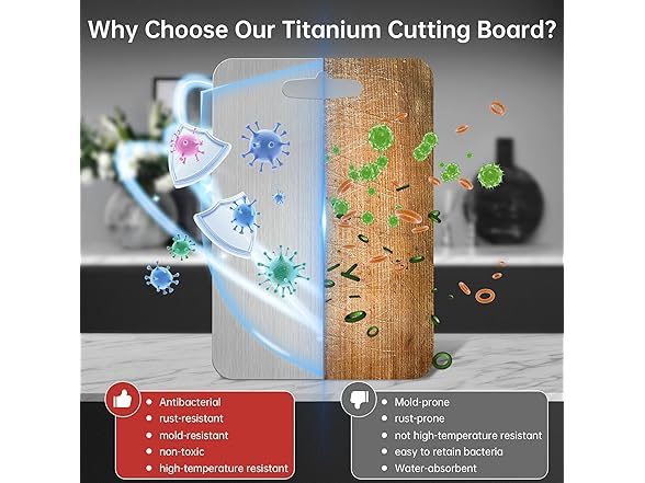Qianying Pure Titanium Cutting Board