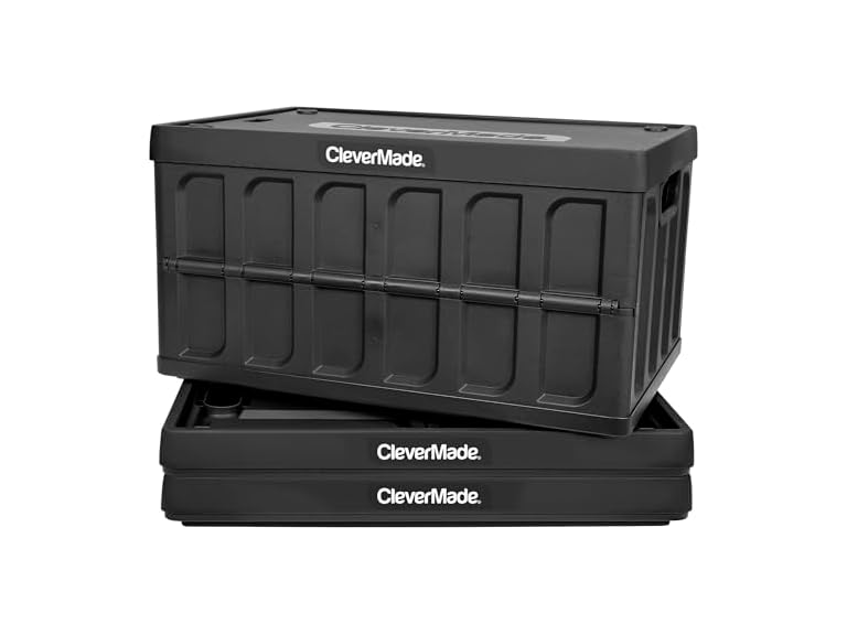 CleverMade 8534116-AAY3PK Collapsible Storage Bin (With 