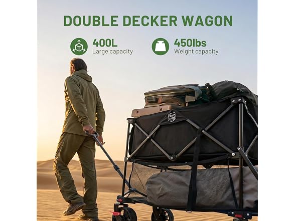 TIMBER RIDGE 400L Double Decker Wagon