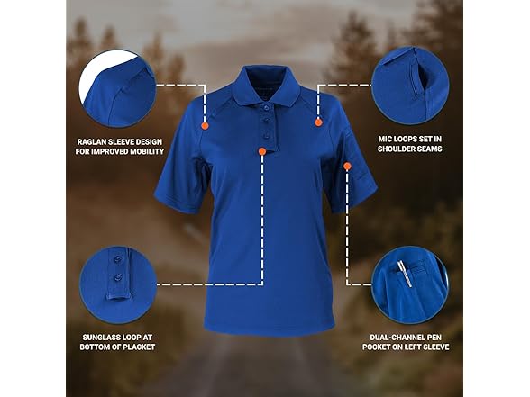 Propper Raglan Utility Polo Cobalt (XXL)