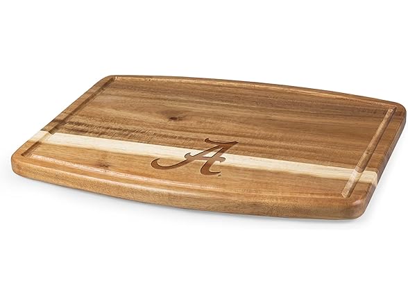 NCAA Alabama Crimson Tide Ovale Acacia Cutting Board