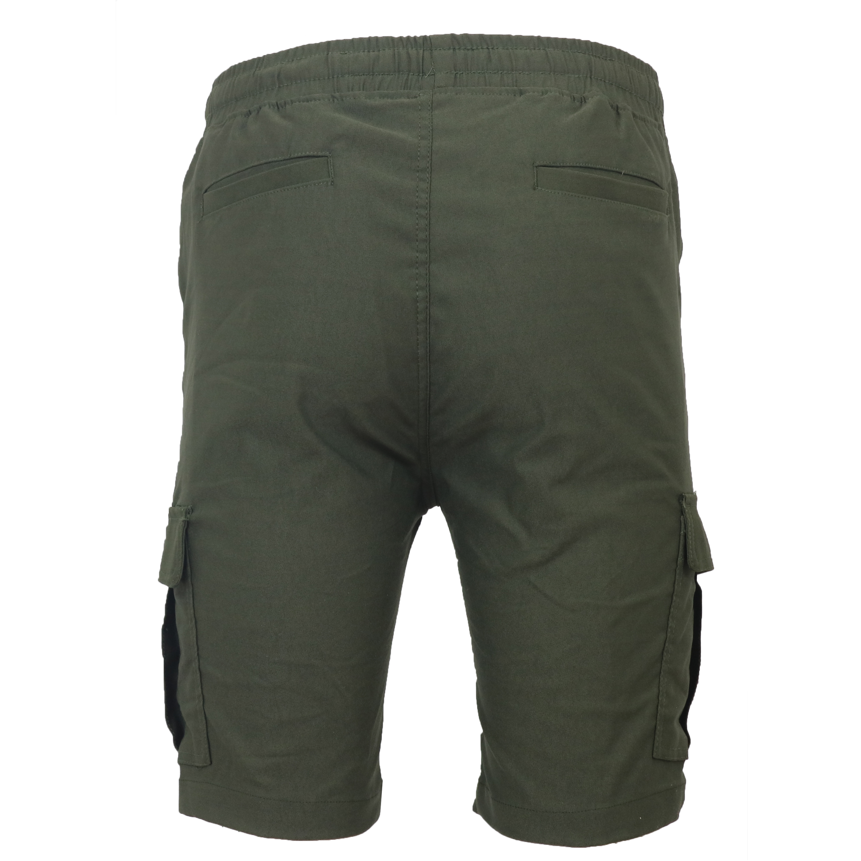 Mens Super Stretch Pull-On Cargo Shorts - Gallery 54