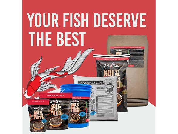 Blue Ridge Koi Fish Food 5lb - Koi Food