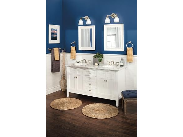 Moen Brantford Brushed Nickel 24-In Single Towel Bar