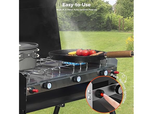 CAMPLUX ENJOY OUTDOOR LIFE W1960 Propane Camping Stove