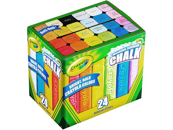 Crayola Chalk - 24-Per Box