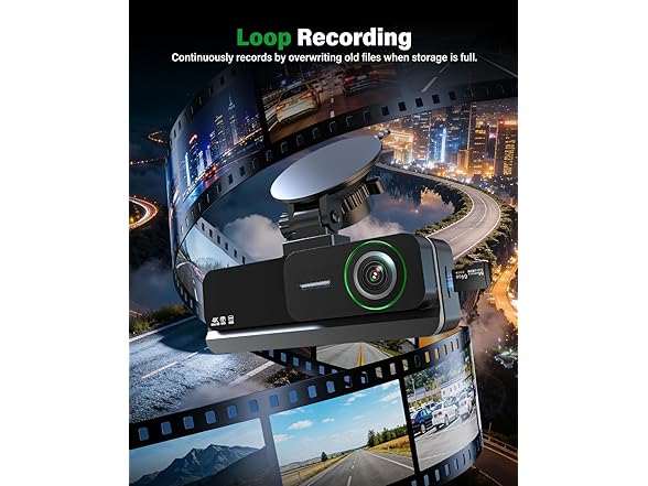 Nymzview 4K+2.5K 3-Channel Dash Cam