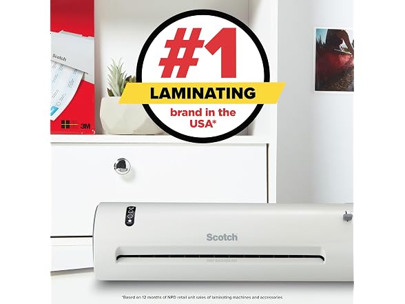 Scotch Thermal Pouches TP3860-25 25 Laminator Pouches