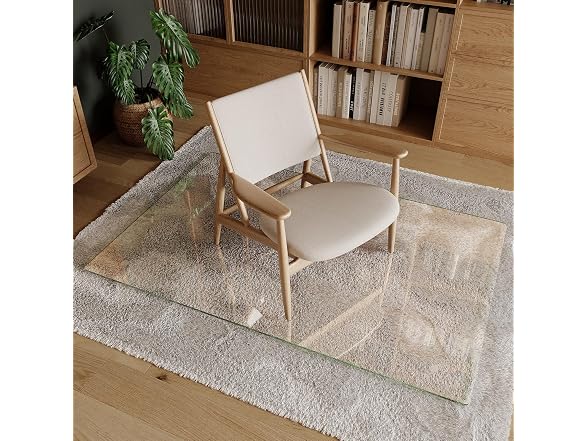 Koonmi Glass Chair Mat 36" x 55"