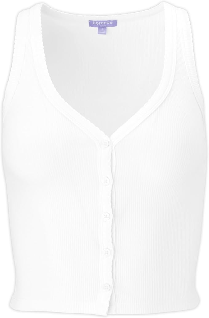 Florence By Mills Women Sweet Solstice Ribbed Tank - Gallery 20