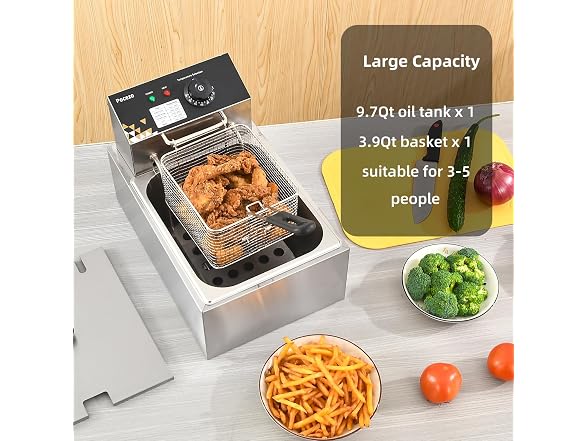 Electric Deep Fryer 10L/10.5QT