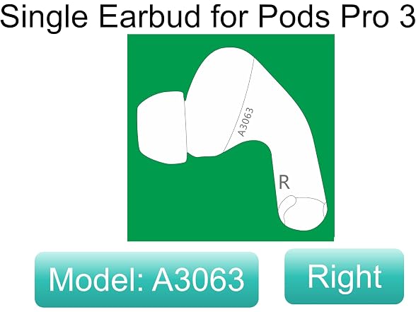 Meenova A3063 Single Right Earbud
